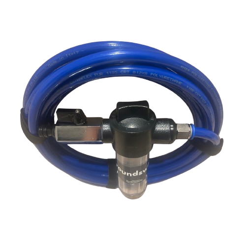 The JETT Chassis Flusher for 4WDs, blasting away mud, sand and dirt to prevent rust and corrosion