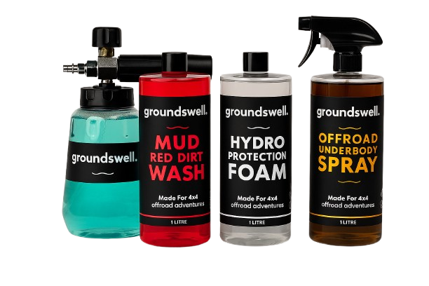 High Country Kit for 4WDs cleaning and protecting vehicles in Victoria’s harsh alpine mud, rocky terrain and river crossings