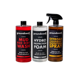 Triple Protection Mud Bundle 1LT 3-step 4WD system cleans, protects and defends against mud, red dirt and corrosion