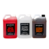 Triple Protection Mud Bundle 5LT 4WD wash system designed to clean mud, red dirt, salt and sand from off-road vehicles